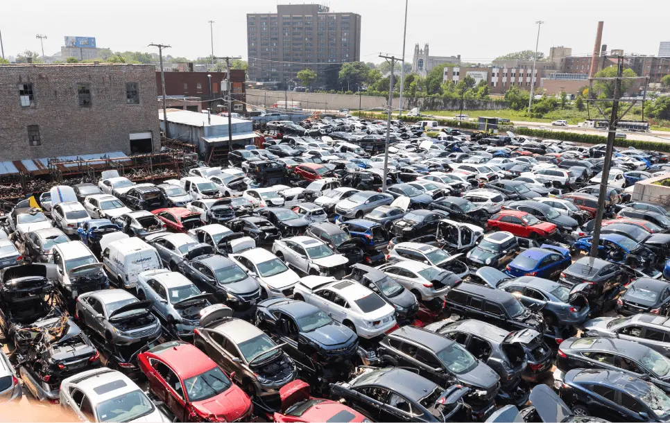 Aero Auto Parts salvage yard and inventory in Chicago IL